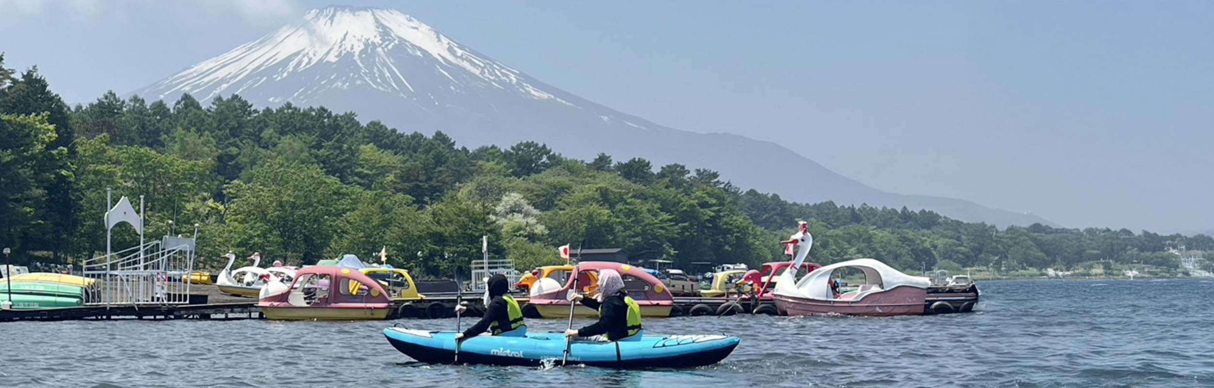 山中湖カヤック体験