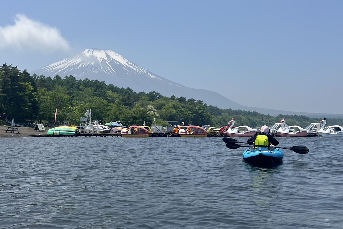 山中湖カヤック体験 旭日丘観光