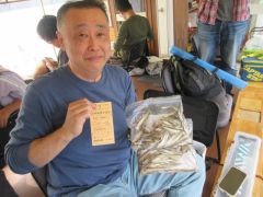 2025.10.08 (水) わかさぎの釣果